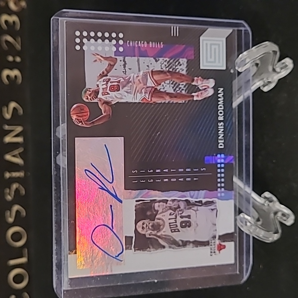 NBA Dennis Rodman status Autograph